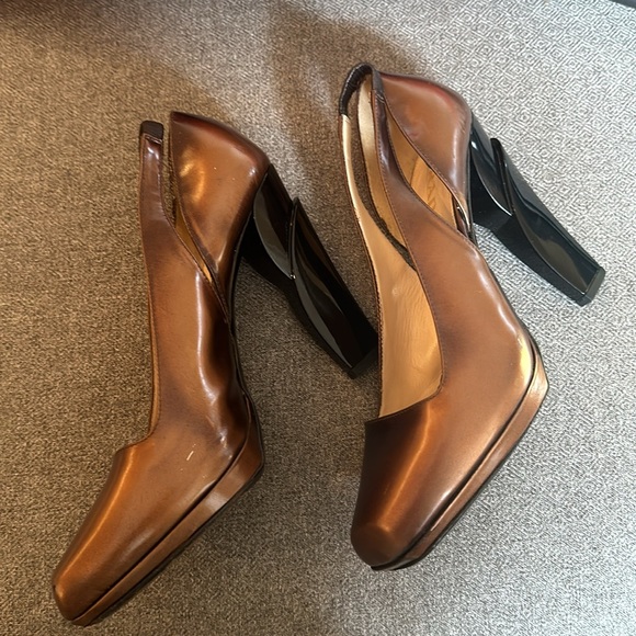 Prada heels in bronze brown (A04) Eu size 38 - Picture 4 of 6